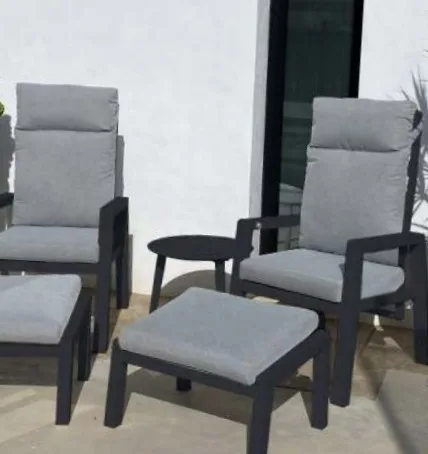 Naples Armchair and footrest