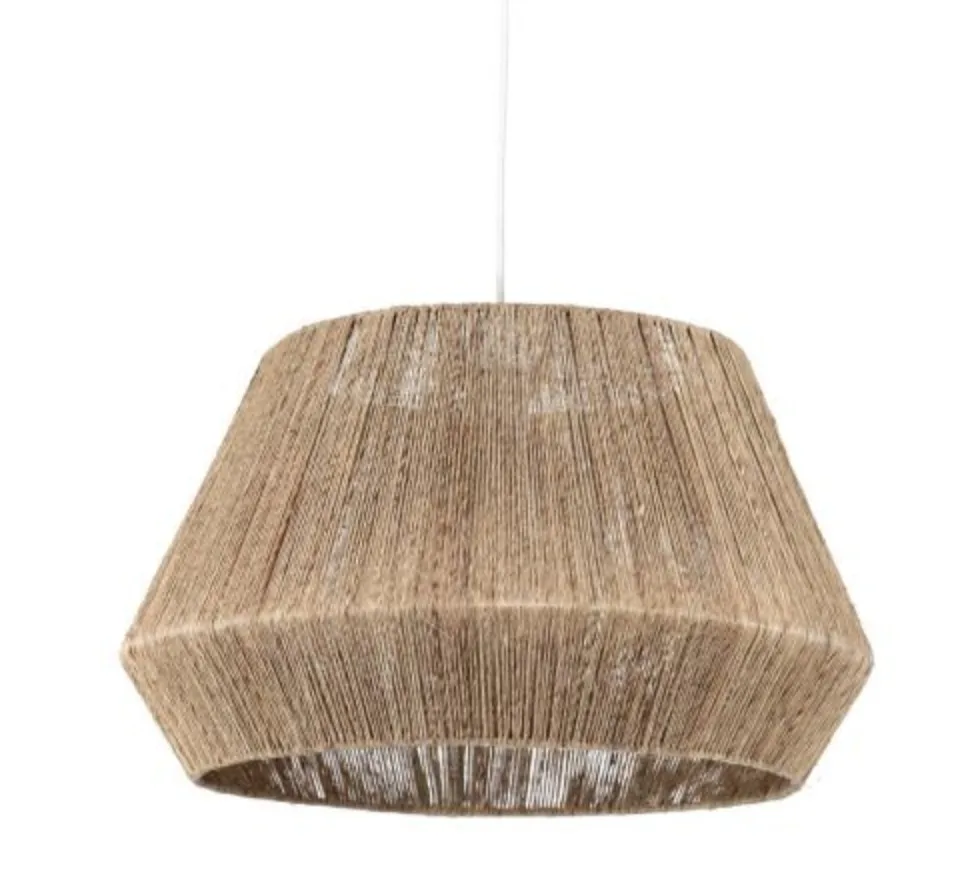 Rattan style ceiling lamp